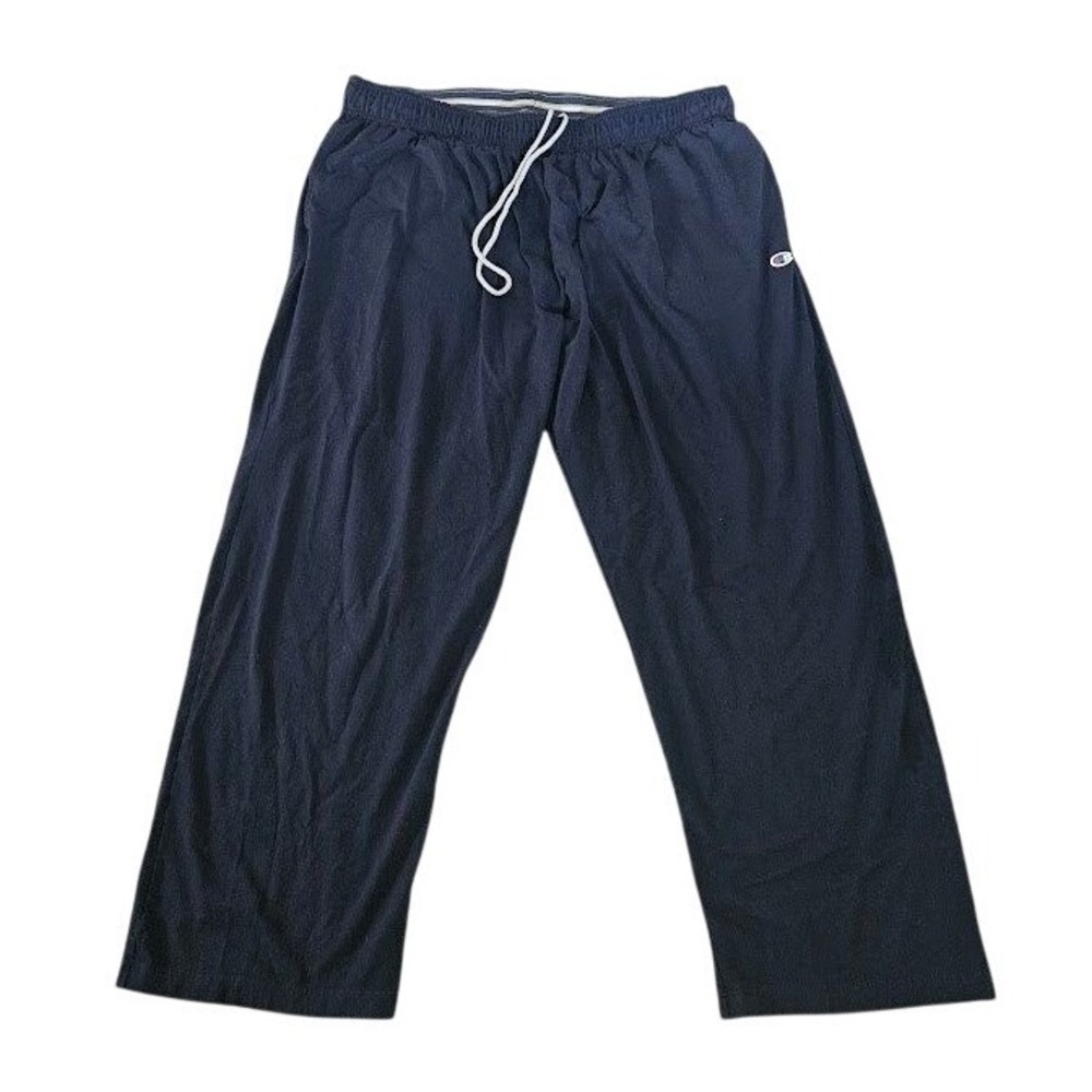 Champion Sweatpants Men Size 4XL Navy Blue Drawstring Lounge Comfort Cotton
